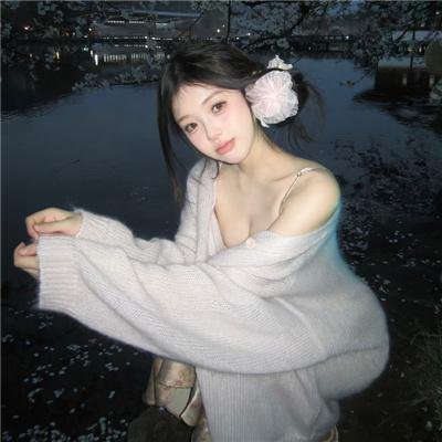 照片的她